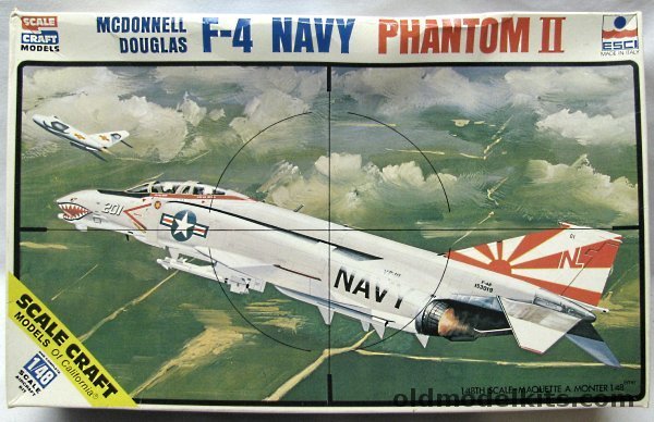 ESCI 1/48 McDonnel Douglas F-4B / F-4J  Navy - VF-111 'Sundowners' CVW-15 7th Pacific Fleet USS Coral Sea / VF-74 'Bedevilers' CVW-8 6th (Atlantic) Fleet 1975, SC-4043 plastic model kit